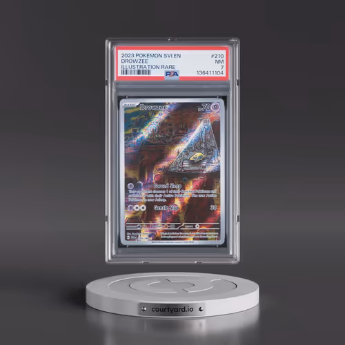 2023 Pokémon Svi EN-Scarlet & Violet #210 Drowzee - Illustration Rare (PSA 7 NM)