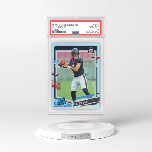 2023 Panini Donruss Optic #244 CJ Stroud - Holo (PSA 10 GEM MINT)