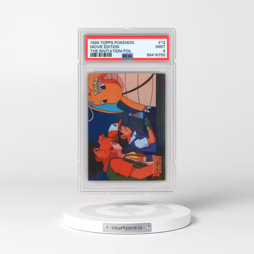 1999 Topps Pokémon the Movie Edt #13 Movie Edition - The Invitation-Foil (PSA 9 MINT)