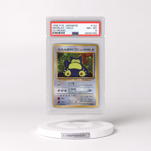 1999 Pokémon CD Promo #143 Snorlax - Holo CD Promo (PSA 8 NM-MT)