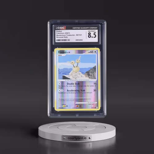 2007 Mysterious Treasures #80/123 Doduo - Reverse Holo (CGC 8.5 NM-MT+)