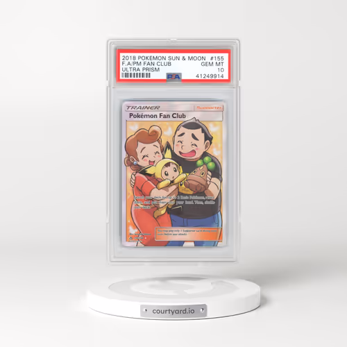 2018 Pokémon Sun & Moon Ultra Prism #155 Pokemon Fan Club - Full Art (PSA 10 GEM MINT)