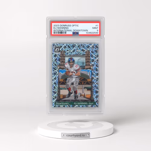 2023 Panini Donruss Optic International Downtown #1 Eli Manning (PSA 9 MINT)