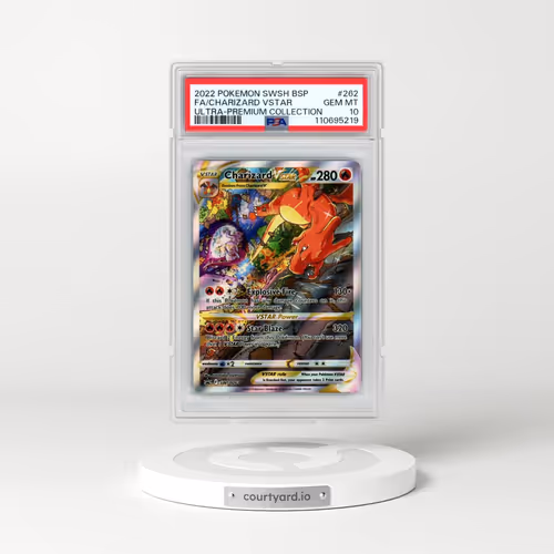 2022 Pokémon Swsh Black Star Promo #262 Charizard Vstar - Full Art Sword & Shield Ultra-Premium Collection-Charizard (PSA 10 GEM MINT)