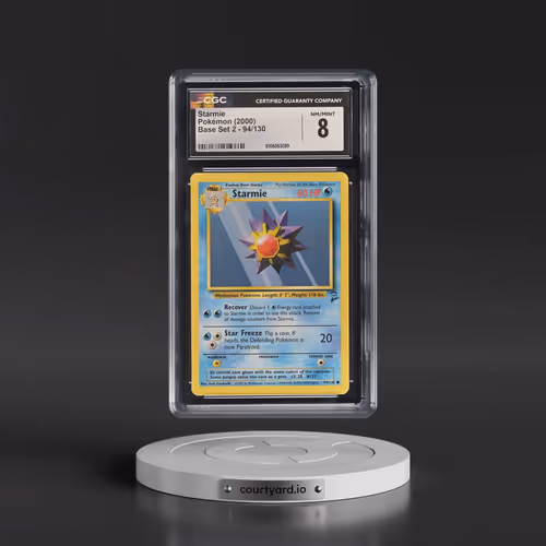 2000 Base Set 2 #94/130 Starmie (CGC 8 NM-MT)