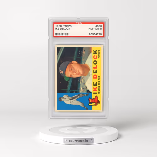 1960 Topps #336 Ike Delock (PSA 8 NM-MT)
