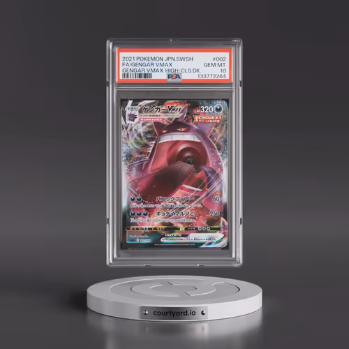 2021 Pokémon Sword & Shield Gengar Vmax High-Class Deck #002 Gengar Vmax - Full Art (PSA 10 GEM MINT