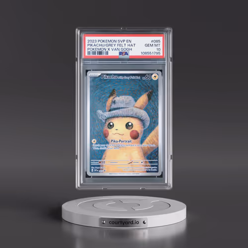 2023 Pokémon Svp EN-SV Black Star Promo #085 Pikachu With Grey Felt Hat - Pokemon X Van Gogh (PSA 10