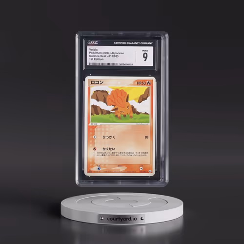 2004 Undone Seal #016/083 Vulpix - 1st Edition (CGC 9 MINT)