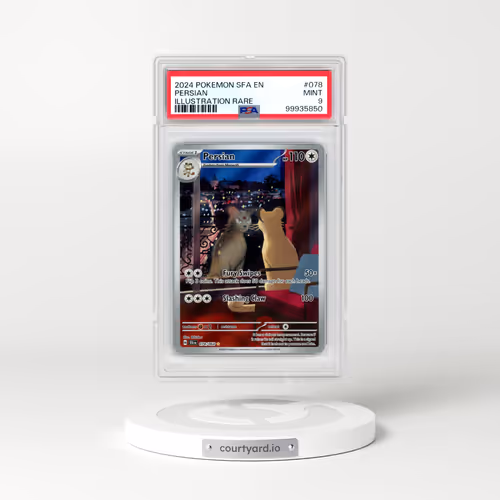 2024 Pokémon Sfa EN-Shrouded Fable #078 Persian - Illustration Rare (PSA 9 MINT)