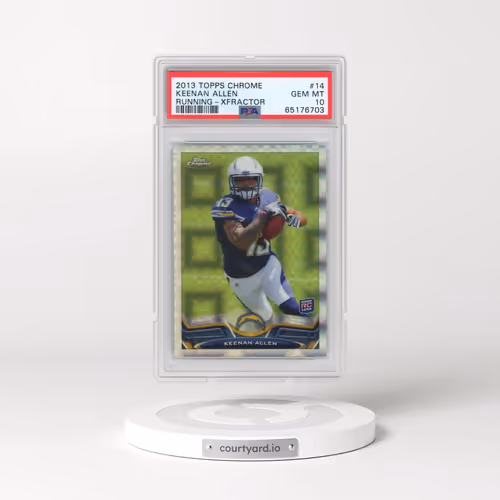 2013 Topps Chrome #14 Keenan Allen - X-Fractor (PSA 10 GEM MINT)