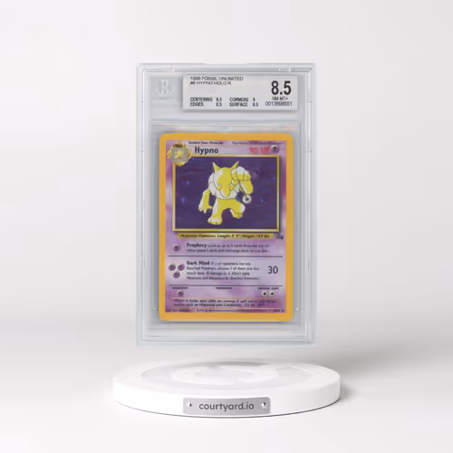 1999 Fossil #8 Hypno - Galaxy Star Holo (BGS 8.5 NM-MT+)