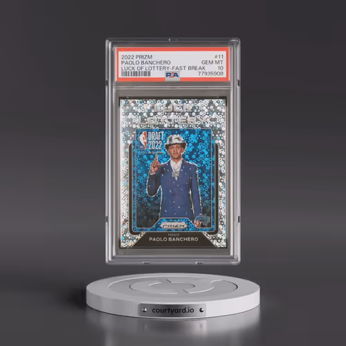 2022 Panini Prizm Luck of the Lottery #11 Paolo Banchero - Fast Break (PSA 10 GEM MINT)