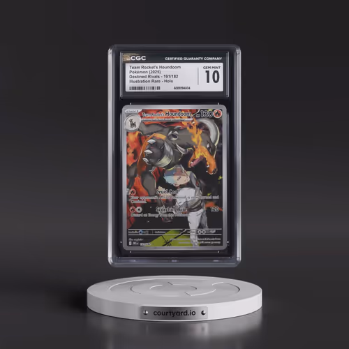 2025 Pokémon Dri EN-Destined Rivals #191 Team Rocket's Houndoom - Illustration Rare (CGC 10 GEM MINT