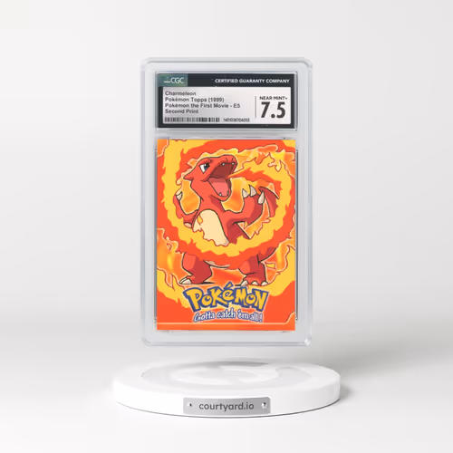 1999 Movie Promo #E5 Charmeleon - Second Print (Black Topps Logo) (CGC 7.5 NM+)