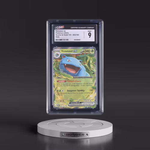 2023 Scarlet & Violet 151 - MEW EN #003/165 Venusaur ex - Holo (CGC 9 MINT)