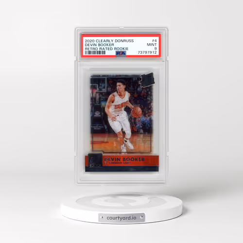 2020 Panini Clearly Donruss Retro Rated Rookie #4 Devin Booker (PSA 9 MINT)