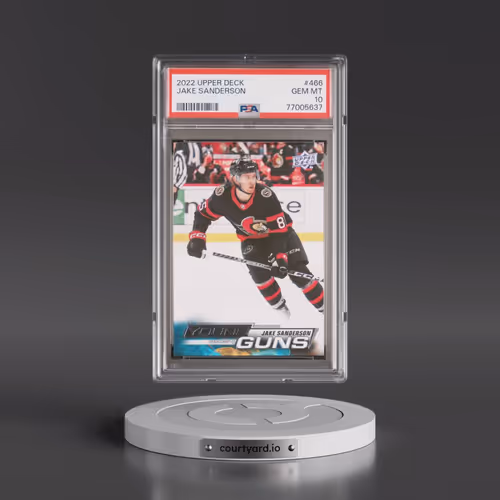 2022 Upper Deck #466 Jake Sanderson (PSA 10 GEM MINT)