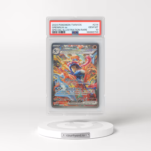 2024 Pokémon Twm EN-Twilight Masquerade #214 Greninja EX - Holo Special Illustration Rare (PSA 10 GEM MINT)