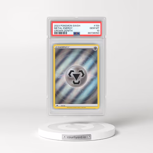 2023 Pokémon Sword and Shield Crown Zenith #159 Metal Energy (PSA 10 GEM MINT)