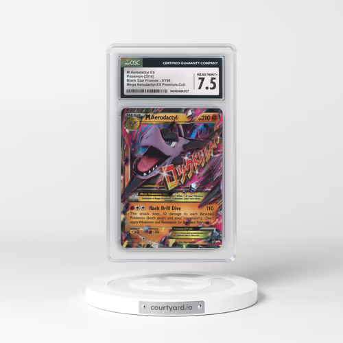 2013 Black Star Promos #XY98 M Aerodactyl EX - Holo Mega Aerodactyl-EX Premium Collection (CGC 7.5 NM+)