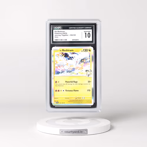 2025 Journey Together - JTG EN #116/159 N's Reshiram - Holo (CGC 10 GEM MINT)