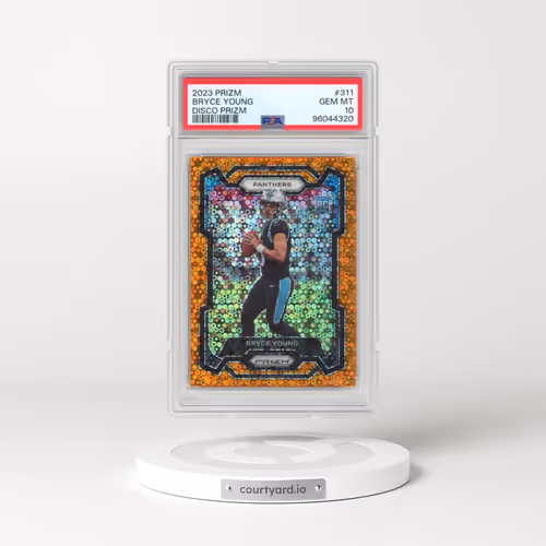2023 Panini Prizm #311 Bryce Young - Disco Prizm (PSA 10 GEM MINT)
