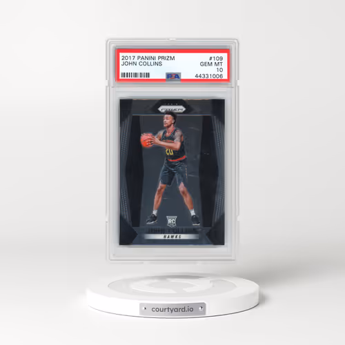 2017 Panini Prizm #109 John Collins (PSA 10 GEM MINT)