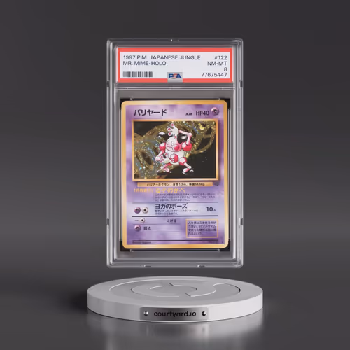1997 Pokémon Jungle #122 Mr. Mime - Holo (PSA 8 NM-MT)