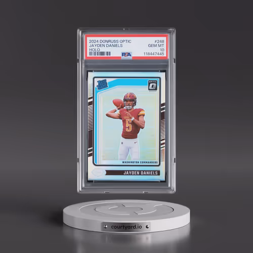 2024 Panini Donruss Optic #248 Jayden Daniels - Holo (PSA 10 GEM MINT)