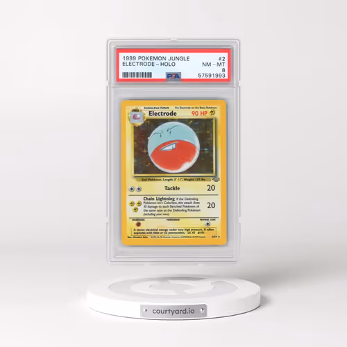1999 Pokémon Jungle #2 Electrode - Holo (PSA 8 NM-MT)