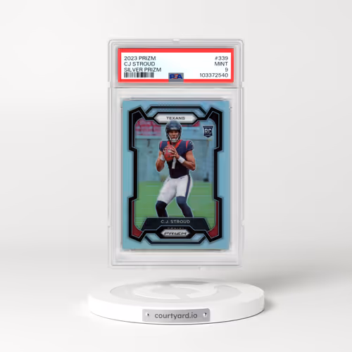 2023 Panini Prizm #339 CJ Stroud - Silver Prizm (PSA 9 MINT)