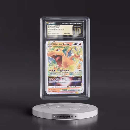 2022 Brilliant Stars #018/172 Charizard VSTAR - Holo (CGC 10 PRISTINE)