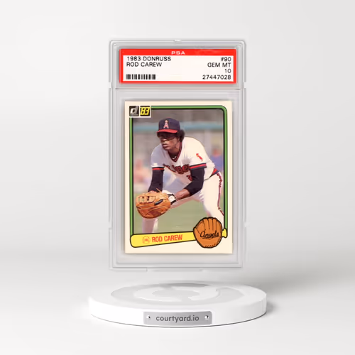 1983 Donruss #90 Rod Carew (PSA 10 GEM MINT)