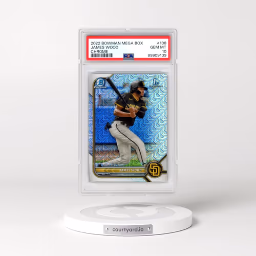 2022 Bowman Mega Box Chrome #108 James Wood (PSA 10 GEM MINT)