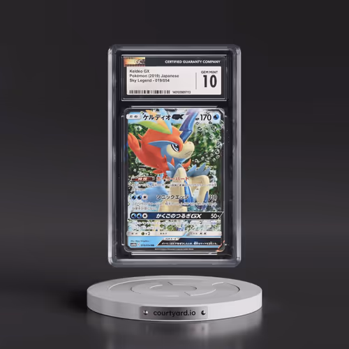 2019 Sky Legend #019/054 Keldeo GX - Holo (CGC 10 GEM MINT)