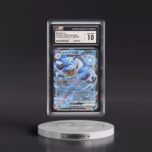 2023 Pokémon Card 151 #009/165 Blastoise ex - Holo (CGC 10 GEM MINT)