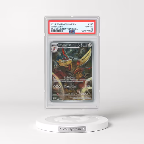2024 Pokémon Svp EN-SV Black Star Promo #130 Kingambit - Shrouded Fable Illustration Collection (PSA