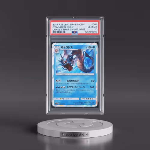2017 Pokémon Sun & Moon Darkness That Consumes Light #009 Gyarados - Holo (PSA 10 GEM MINT)