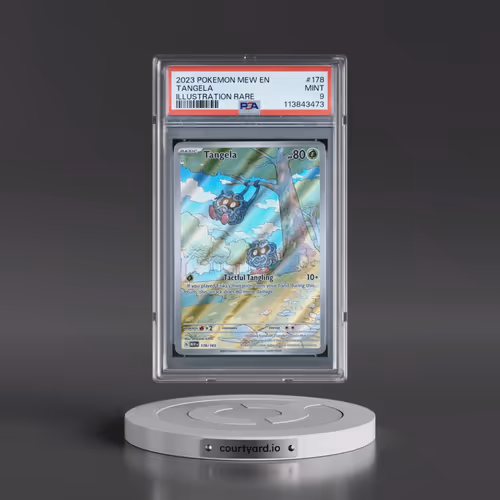 2023 Pokémon Mew EN-151 #178 Tangela - Illustration Rare (PSA 9 MINT)