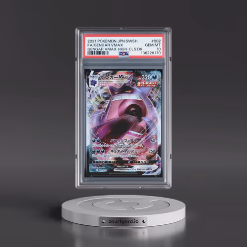 2021 Pokémon Sword & Shield Gengar Vmax High-Class Deck #002 Gengar Vmax - Full Art (PSA 10 GEM MINT