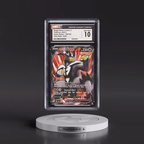 2021 Pokémon Sword & Shield Battle Styles #150 Single Strike Urshifu V - Holo Full Art (CGC 10 GEM M