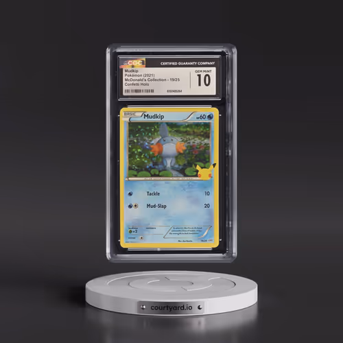 2021 McDonald's Collection 2021 #19/25 Mudkip - Confetti Holo (CGC 10 GEM MINT)