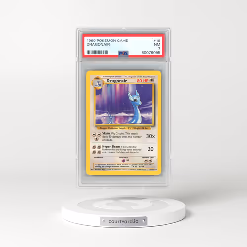 1999 Pokémon Game #18 Dragonair (PSA 7 NM)