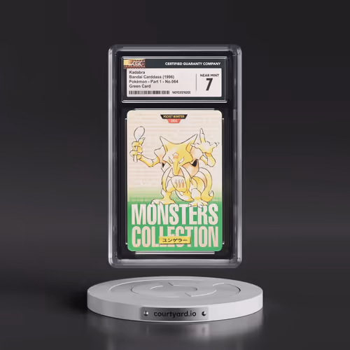 1996 (Monsters Collection) Part 1 #064 Kadabra - Green Card (CGC 7 NM)