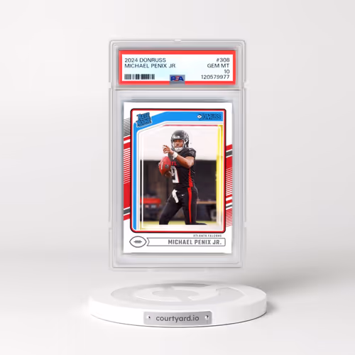 2024 Panini Donruss #308 Michael Penix Jr. (PSA 10 GEM MINT)
