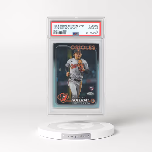 2024 Topps Chrome Update #USC89 Jackson Holliday - Refractor (PSA 10 GEM MINT)
