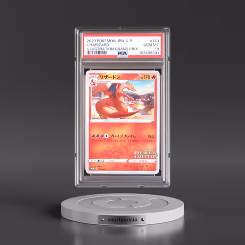 2020 Pokémon S Promo #143 Charizard - Illustration Grand Prix (PSA 10 GEM MINT)