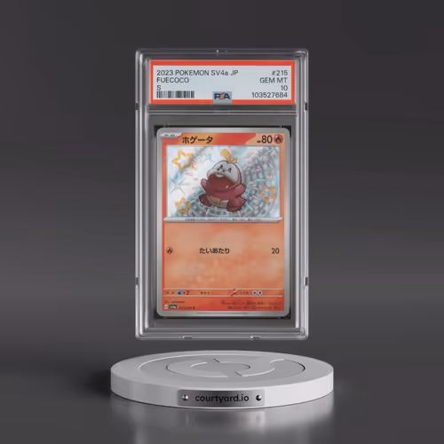 2023 Pokémon Sv4a-Shiny Treasure EX #215 Fuecoco - S (PSA 10 GEM MINT)