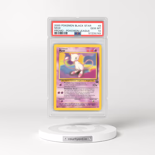 2000 Black Star Promo #8 Mew (PSA 10 GEM MINT)